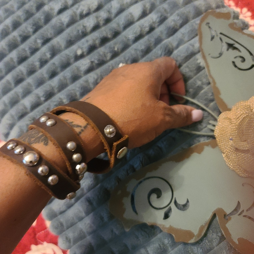 *NWOT* Boho leather wrap bracelet 😍